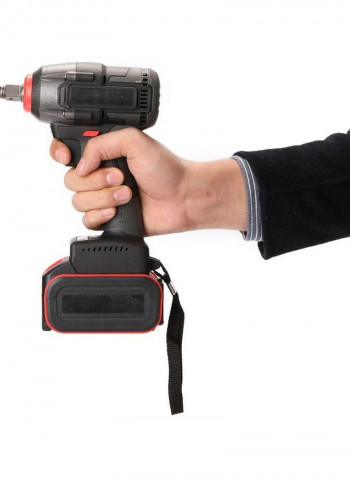 Electric Hand Wrench Black/Silver/Red 32x16.5x15.5cm