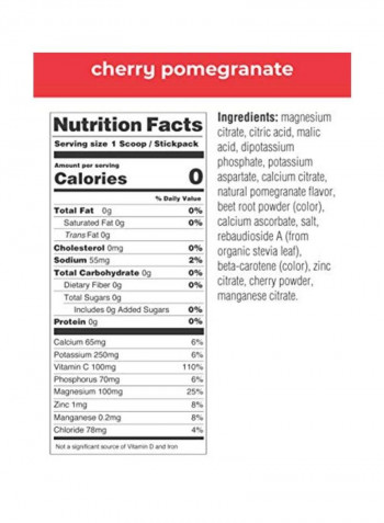 Electrolyte Drink Mix Cherry Pomegranate