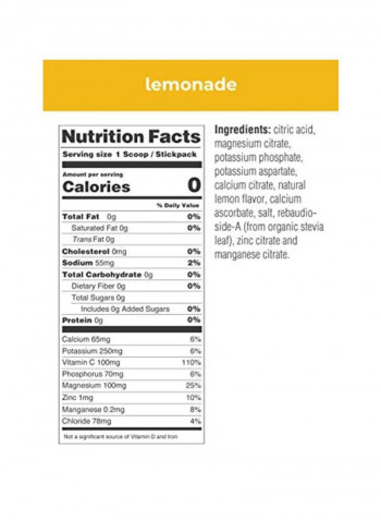 Lemonade Electrolyte Drink Mix