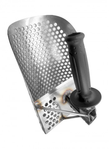 Metal Detecting Tool Beach Sand Scoop With Handle Silver Silver 35.00X19.00X23.00cm