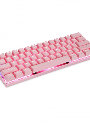 CK62 61 Keys RGB USB Wired BT Dual Mode Gaming Keyboard With OUTEMU Pink