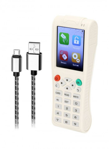 2-Piece Handheld Card Key Machine Set Silver 17 x 8 x 6centimeter