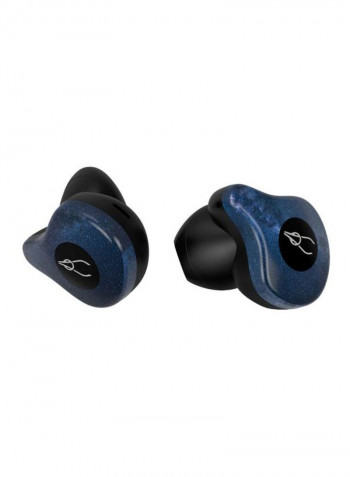 Bluetooth In-Ear Earbuds With Mic Black/Blue