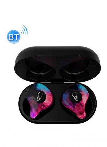 Bluetooth In-Ear Earbuds With Mic Black/White/Pink