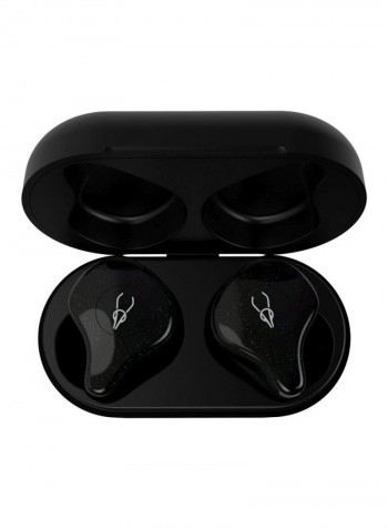 Bluetooth In-Ear Earbuds With Mic Black/White