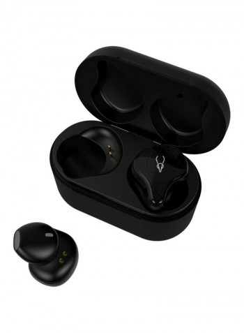 Bluetooth In-Ear Earbuds With Mic Black/White