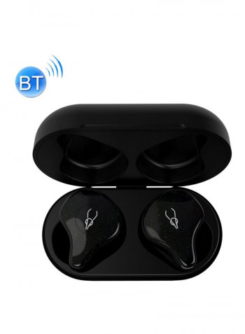 Bluetooth In-Ear Earbuds With Mic Black/White