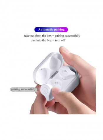 X12 Pro TWS Bluetooth In-Ear Earphone With Microphone White/Blue/Pink
