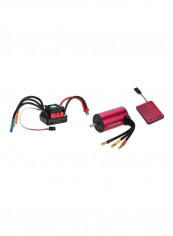 Brushless Motor And Brushless ESC With Program Card Combo Set For RC Car Truck S3660 3800KV