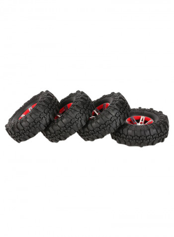 4-Piece Rock Crawler Tyre Set With Rim