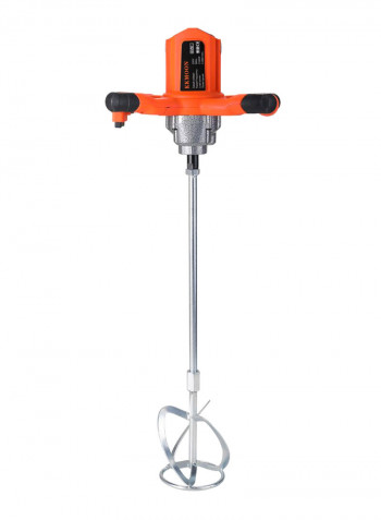 Adjustable Handheld Industrial Grade Mixer Machine Orange/Silver
