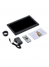 Electronic Lcd Digital Photo Frame Album Kit 10inch Black