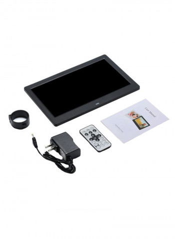 Electronic Lcd Digital Photo Frame Album Kit 10inch Black