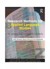 Research Methods For Applied Language Studies: An Advanced Resource Book For Students Paperback English by Keith Richards