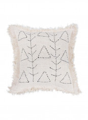 Natural Amara Omo Pillow Cover Cotton White 55 x 55cm