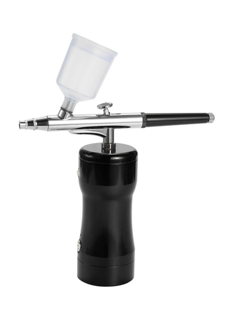 Portable Spray Pump Black/Silver 19x6x17centimeter