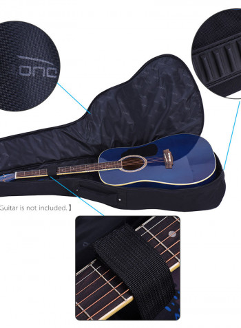 Blue Guitar Bagpack With Pockets