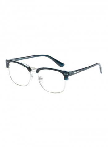 Men's Brow-Line Eyeglasses