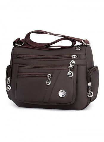 Women's Retro Solid Large Capacity Casual Bag Brown