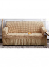Brief Design Modern Sofa Slipcover Beige 235-300centimeter