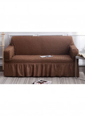 Brief Design Modern Sofa Slipcover Brown 235-300centimeter
