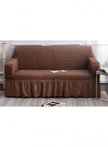 Brief Design Modern Sofa Slipcover Brown 235-300centimeter