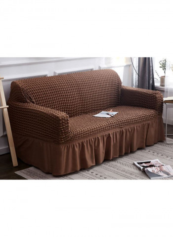 Brief Design Modern Sofa Slipcover Brown 235-300centimeter