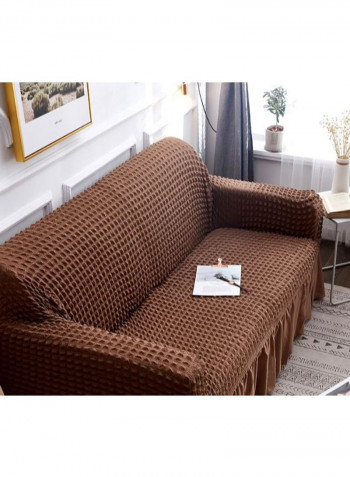 Brief Design Modern Sofa Slipcover Brown 235-300centimeter