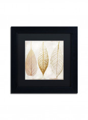 Fallen Gold Ornate Frame II Framed Wall Art Multicolour 11 x 11inch