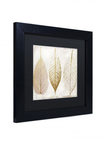 Fallen Gold Ornate Frame II Framed Wall Art Multicolour 11 x 11inch