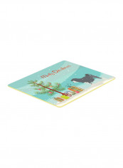 Lowchen Merry Christmas Tree Kitchen/Bath Mat Multicolour 11 x 11inch