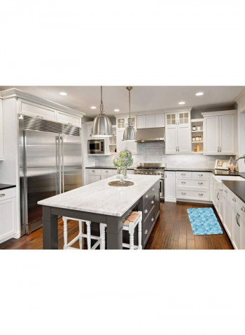 Snowflake Kitchen Mat Multicolour 11 x 11inch