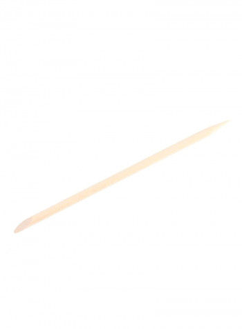 2000-Piece Cuticle Pusher Remover Nail Stick Set Beige 120millimeter