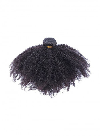 Curly Hair Extension Black 18inch