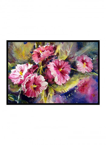 April Showers Bring Spring Flowers Indoor/Outdoor Mat Multicolour 11 x 11inch