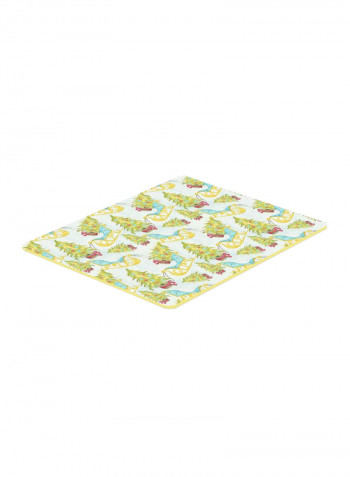 Christmas Tree And Sleigh Kitchen Mat Multicolour 11 x 11inch