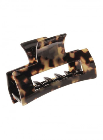 Cutout Rectangle Jaw Hair Clip Tokyo 1.5x3inch