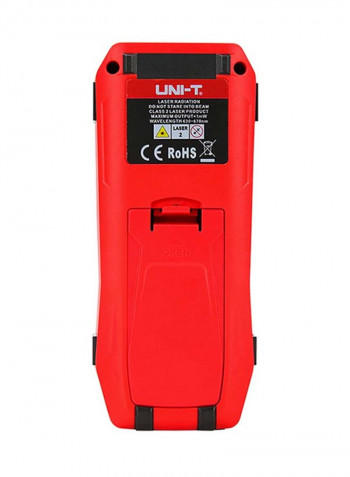 Laser Distance Meter Black/Red 122x52x29.5millimeter