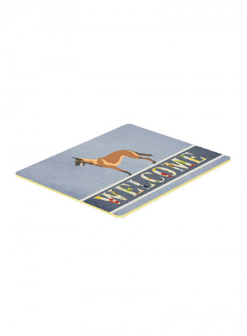 Malinois Belgian Shepherd Kitchen Mat Multicolour 11 x 11inch