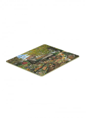 Produce Fruit Stand Kitchen/Bath Mat Multicolour 11 x 11inch