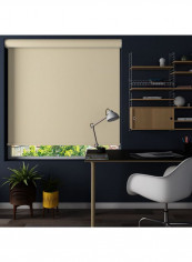 Single Sunset Blackout Roller Blind Beige 120x175cm