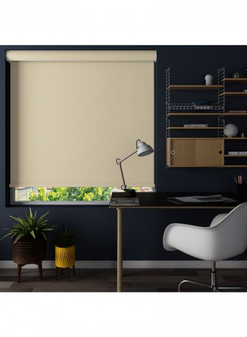 Single Sunset Blackout Roller Blind Beige 120x175cm