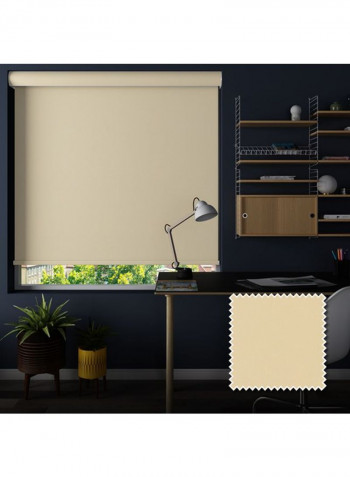 Single Sunset Blackout Roller Blind Beige 120x175cm