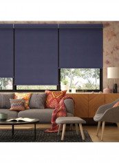 Single Sunset Blackout Roller Blind Shade Purple 120x175cm