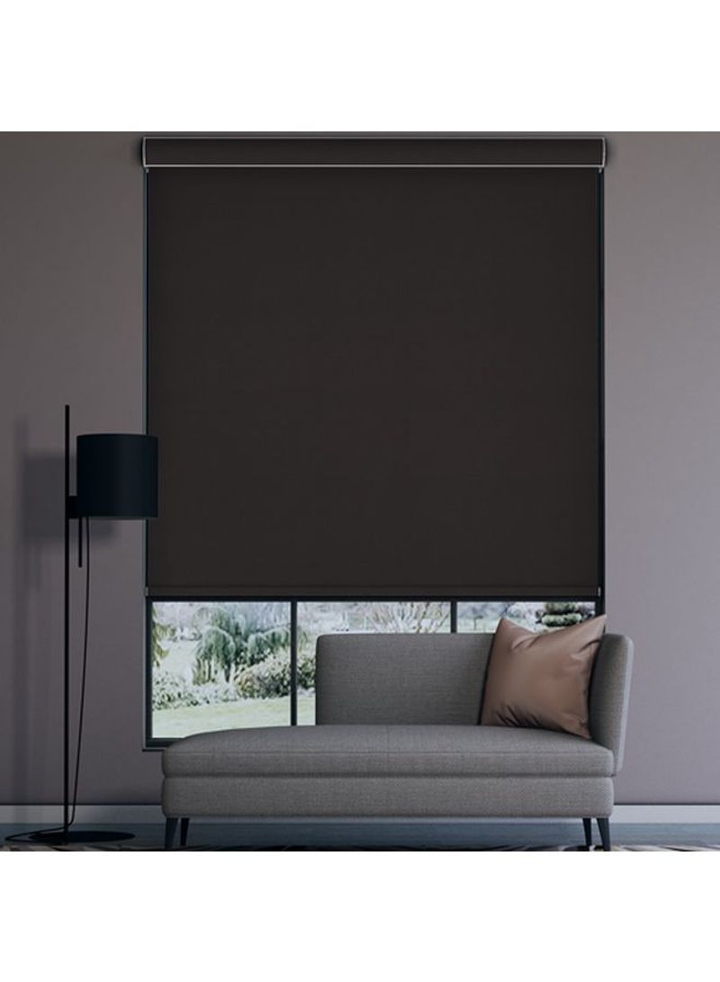 Single Sunset Roller Blackout Window Shade Brown 120x175cm