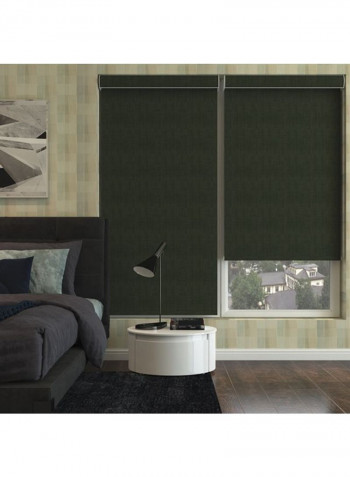 Single Sunset Roller Blackout Window Shade Green 120x175cm