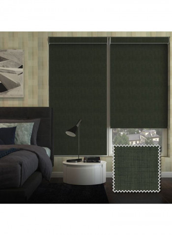Single Sunset Roller Blackout Window Shade Green 120x175cm