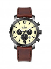 Men's Ivory Water Resistant Chronograph Watch T7103-BLDI