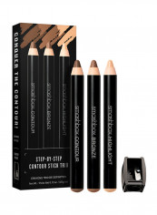 3-Piece Step-By-Step Trio Contour Stick Set Creamy Contour/Bronze/Highlight