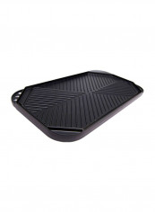 Non-Stick Aluminum Grill Griddle Black 19x10.7inch